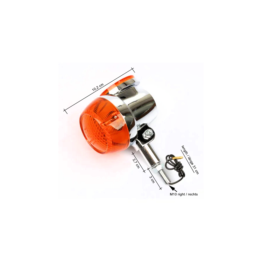 Clignotant - Avant - Droite, Gauche - 35601-31010 - GT185-GT250-GT380-GT550-GT750 - TS185