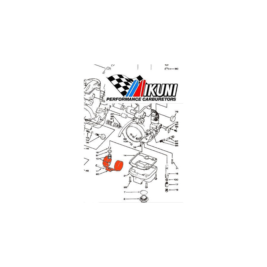 Mikuni - Flotteur - VM26/260 - pour carburateur VM29 - VM33