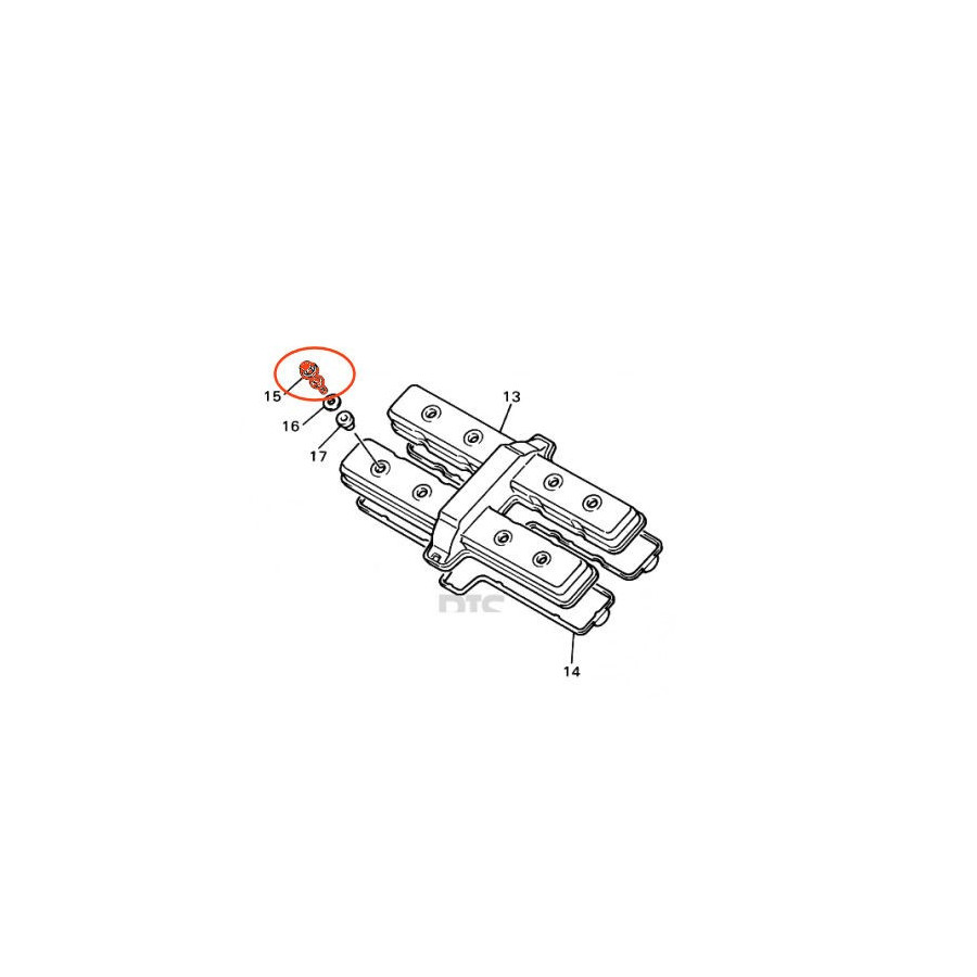 Moteur - Couvercle culasse - Vis de serrage (x1) - 90109-064F0
