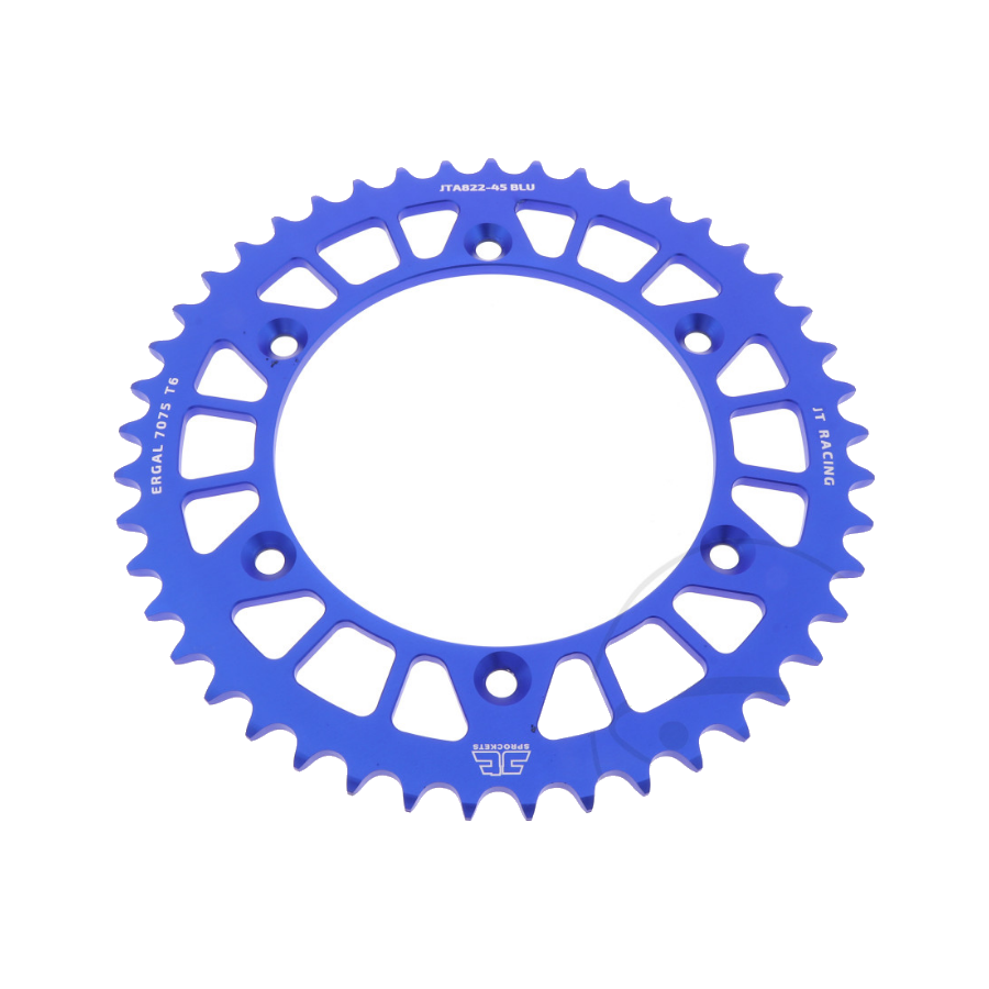 Transmission - Couronne - JTR822 - Aluminium Bleu - 45 Dents -