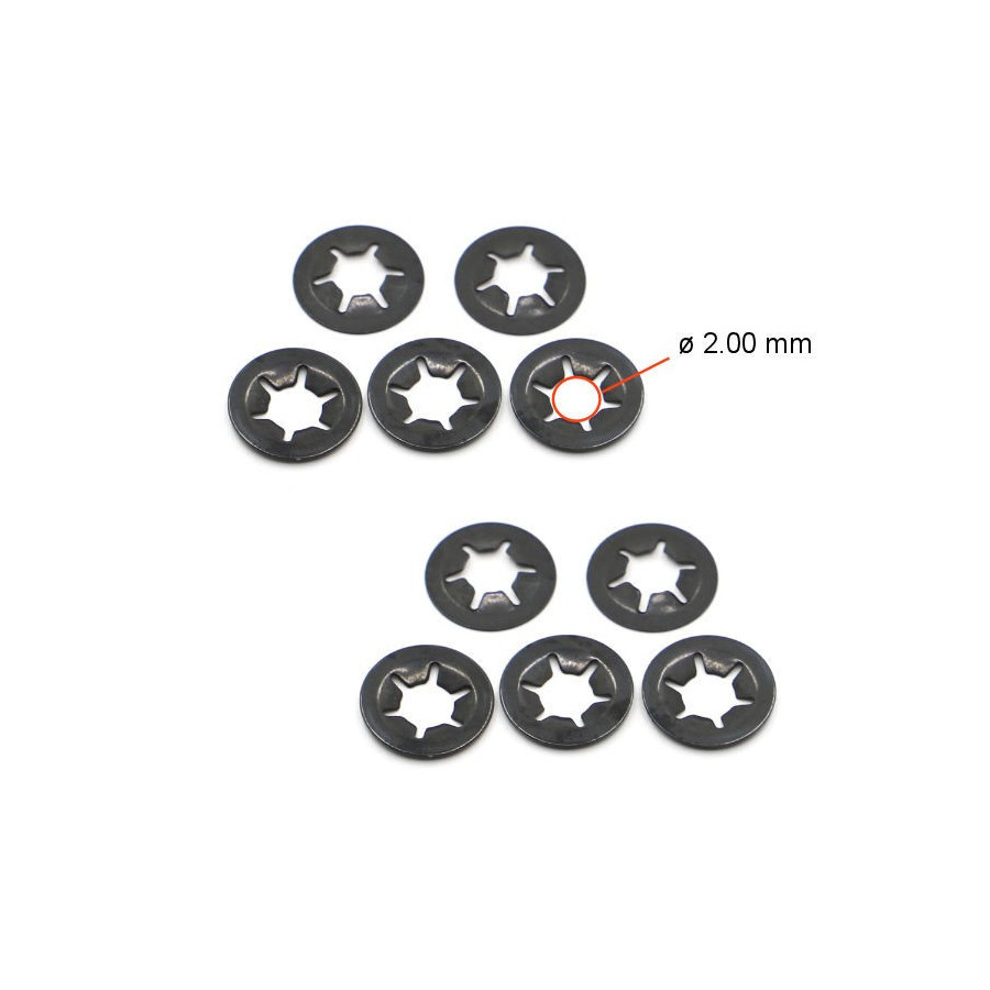 Clips de fixation - ø 2.00mm - (x10) -