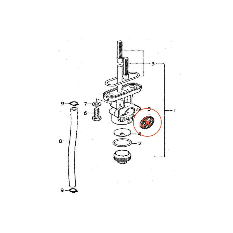 Robinet - joint de robinet - 44341-28071 - GT185