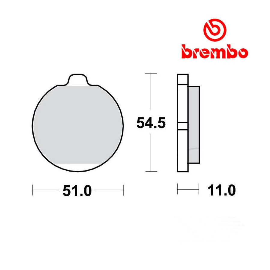 Frein - Jeu de Plaquettes - Brembo - 07KA0414 - Z1300 - KZ1000ST