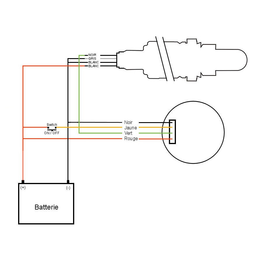 Reglage carburateur - Air / Essence - (sonde+afficheur)