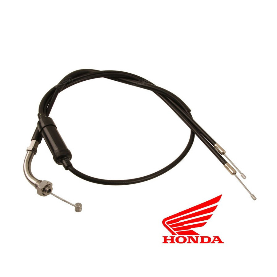 Cable - Accélérateur - (Noir) - Origine - Tirage A - CB 125 B6 - CB125 K5 - CB175K - CB200B - CB200T