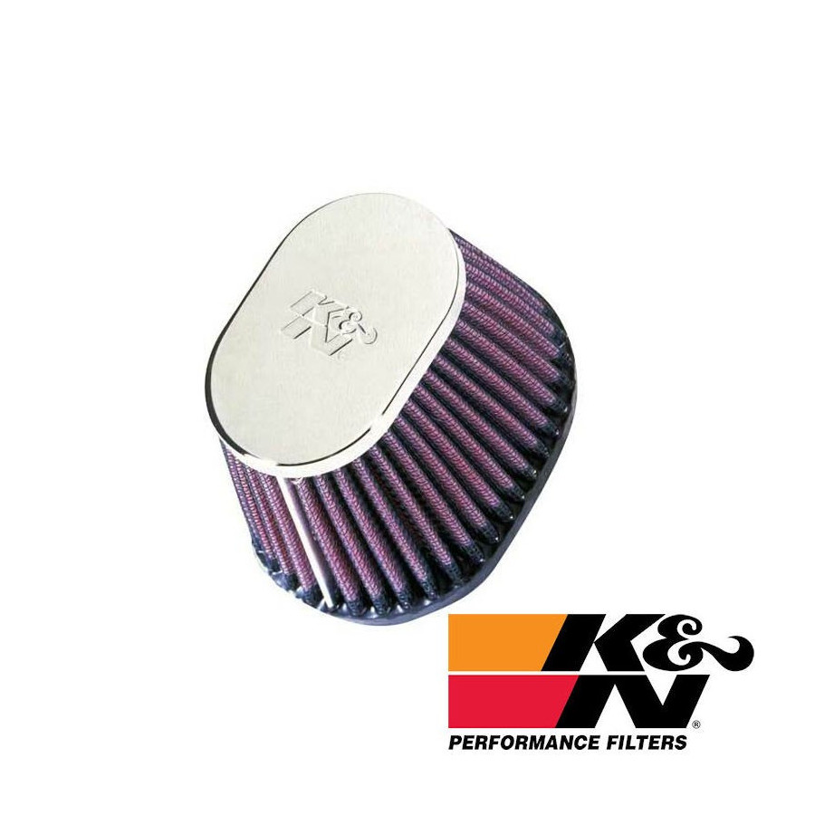 Filtre a air - ø 54 mm - KN - Cornet - Oval (x1)