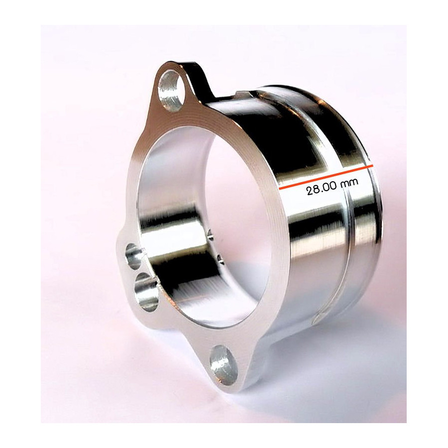 Pipe Admission - Adaptateur pour filtre a air - Long. 28 mm - FCR 28 à 33 mm - 