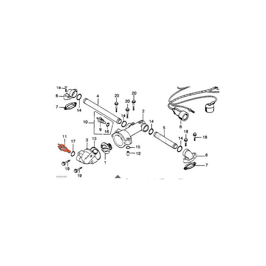 Radiateur, Sonde Temperature, M16x1.50 - 27010-1364 - 