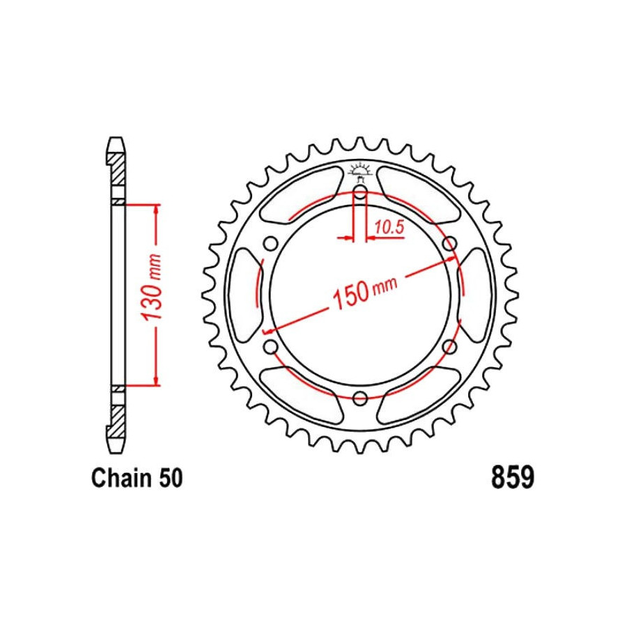 Transmission - Couronne - JTR-859 - 48 dents