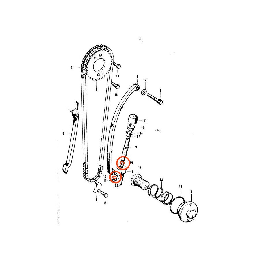 Rondelle - plate - M6 x12 mm