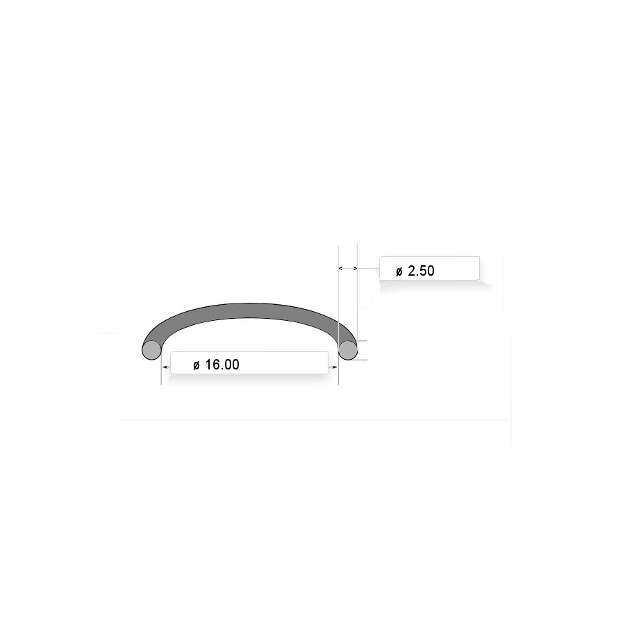 Filtre a huile -joint de vis de fixation carter - 932-10166-29 - ø16.00 x2.50