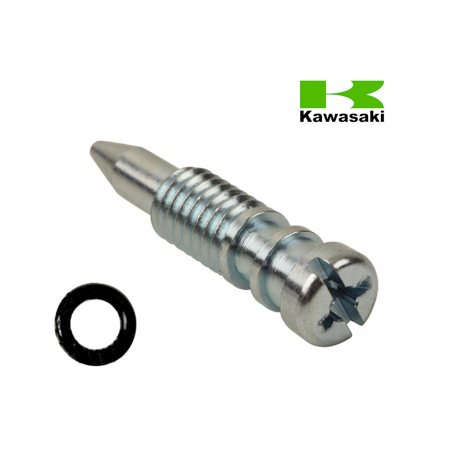 Carburateur - Cuve - Vis de purge - 92009-1057 - Kawasaki - KL/KZ ... 250-400-440-750