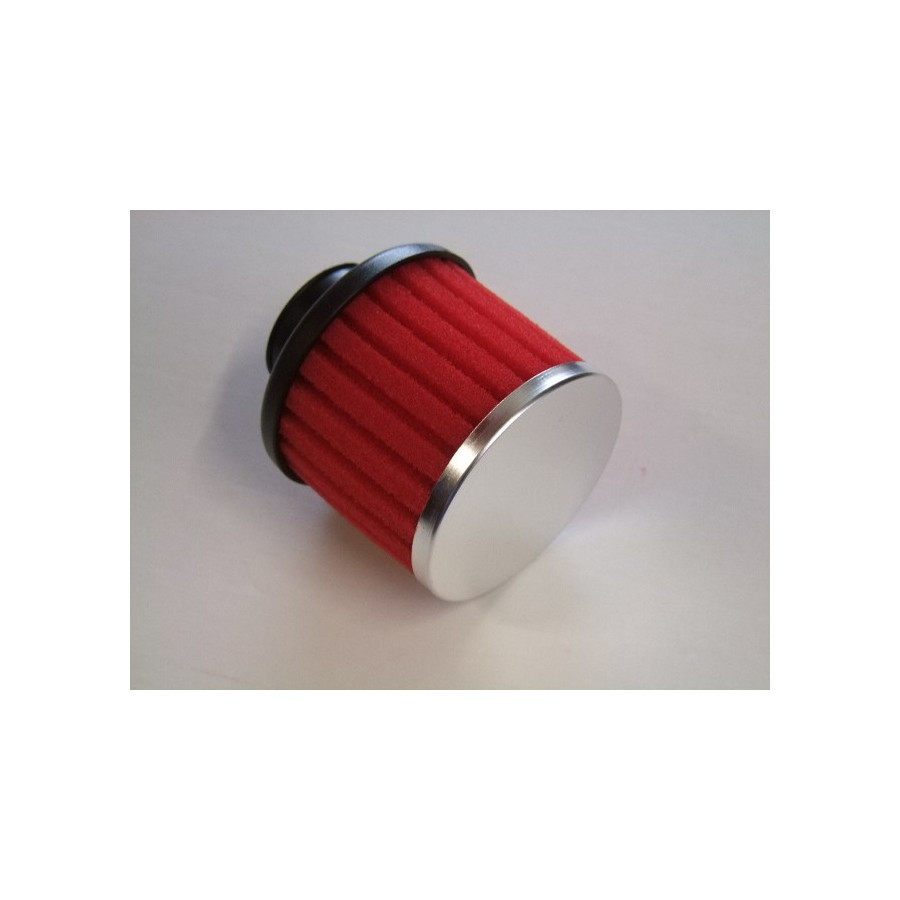 Filtre a air - ø 35mm - Mousse - Rouge - Cornet - (x1)
