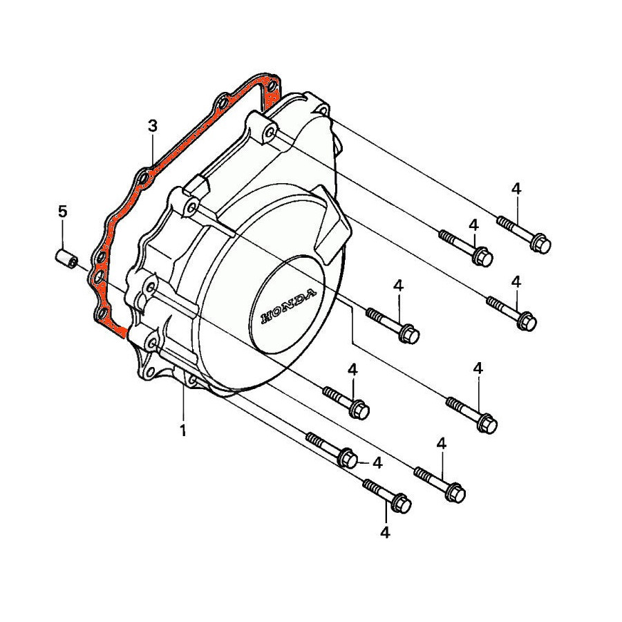 Moteur - Alternateur - Joint de carter - CB600F, CBR900, ....