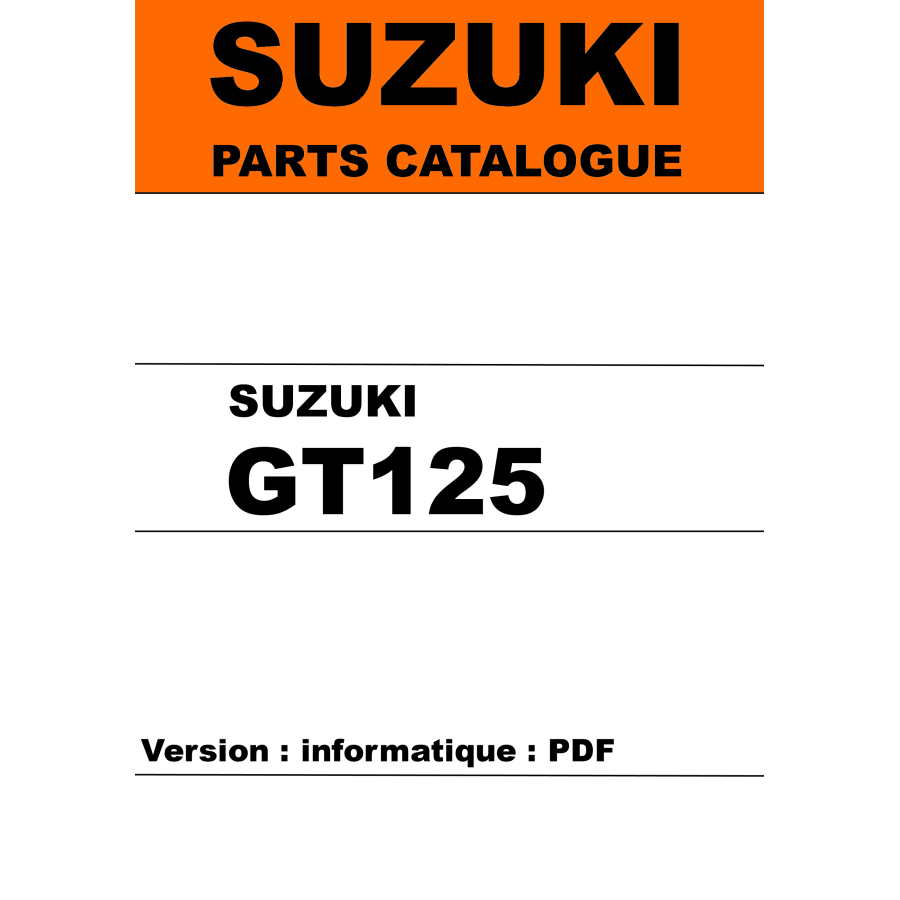 Part List ( liste de piece ) - GT125(M) - Version PDF