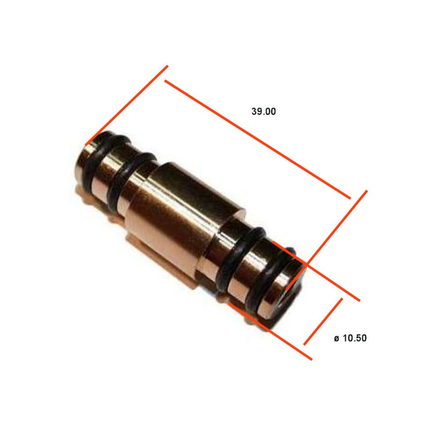 Carburateur - raccord - Droit - Lg 39.4mm -  Kawasaki, Suzuki