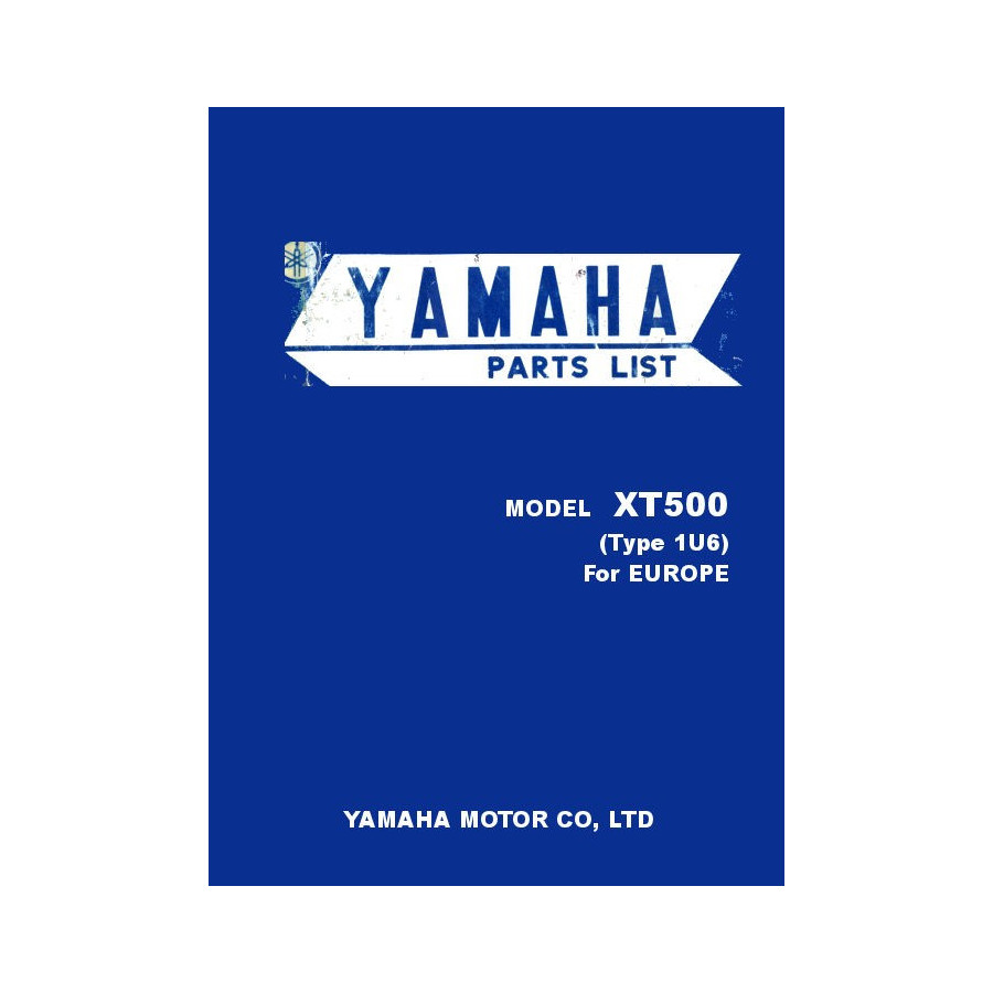 Liste de pieces - Parts List - XT500  1978 - Version informatique - Format PDF