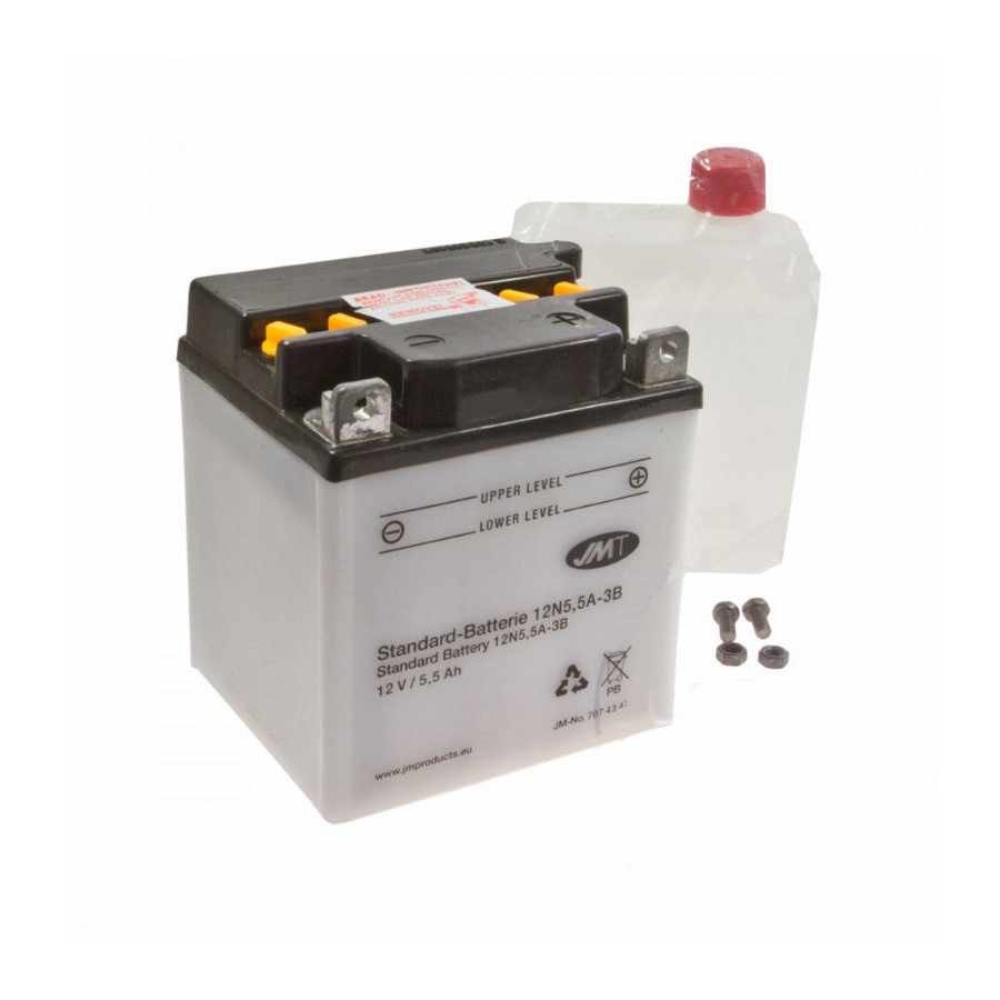 Batterie - 12v - Acide - 12N5.5A - 3B - 104x91x115mm