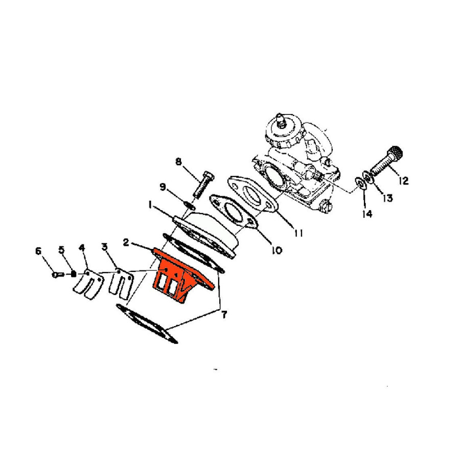 Clapet admission - 314-13610-01 - DT125 - 