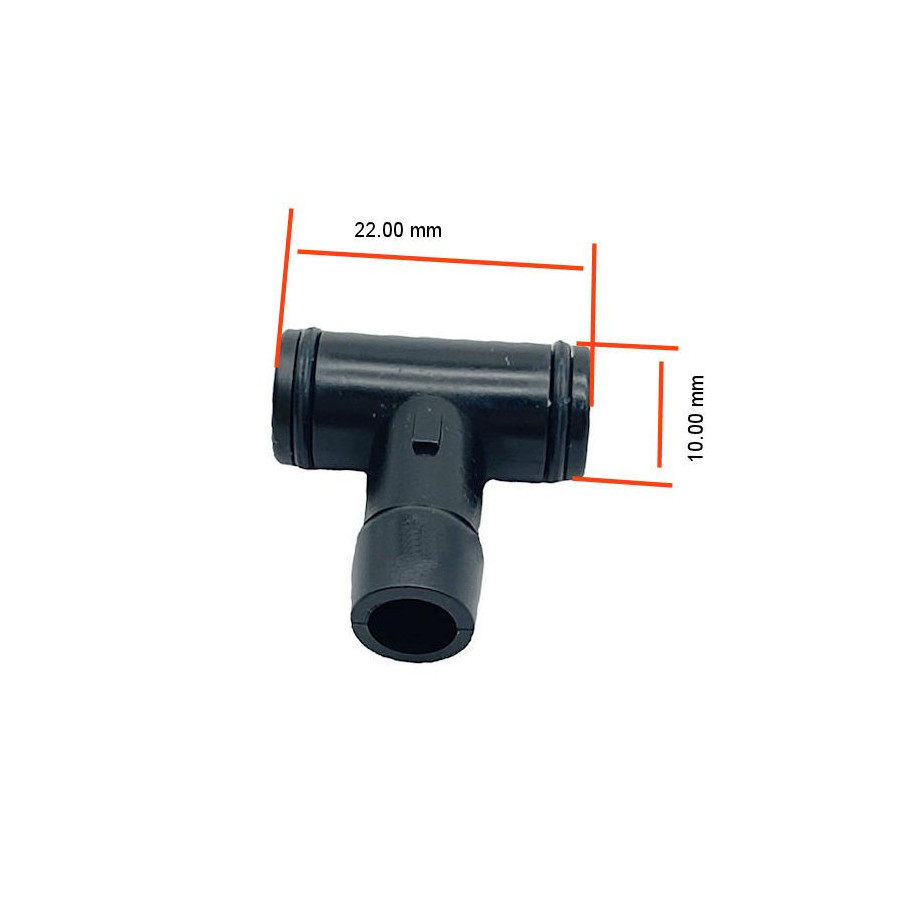 Carburateur - Raccord, Te de liaison - 16047-MA6-003 - CB125T, CB750SF, CBR1000, 