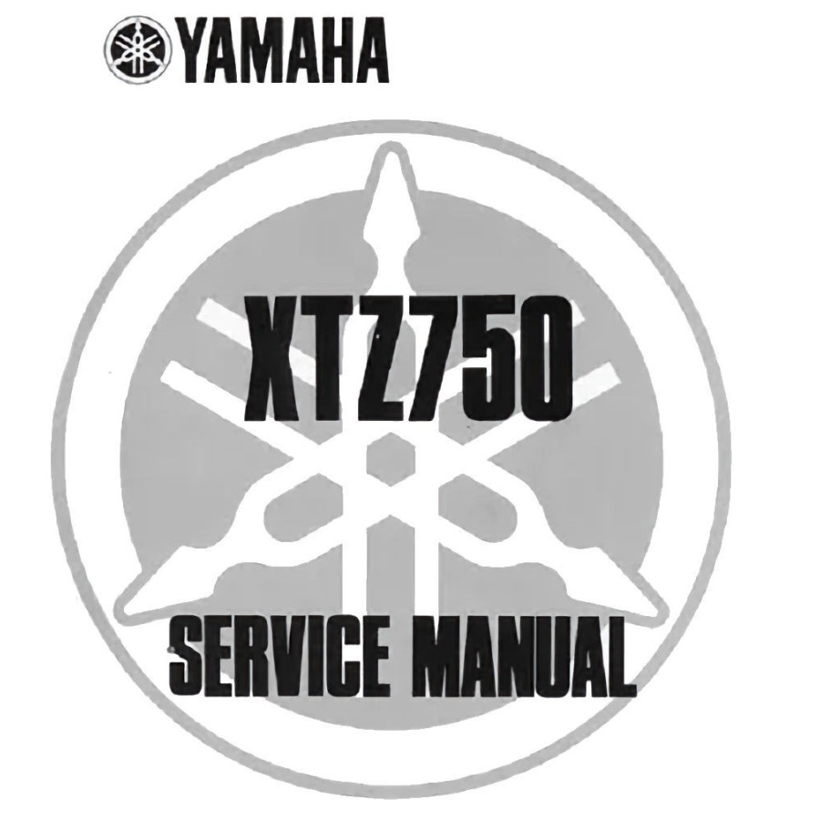 Manuel Atelier - Service Manual - YAMAHA  XTZ 750,  Version PDF en Anglais 