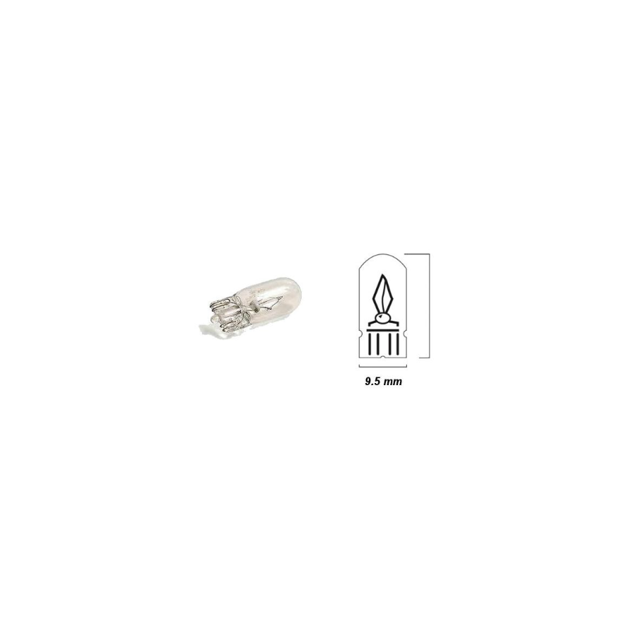 Ampoule - 12v - 5w - W2.1x9.5 - clignotant - veilleuse - ... 