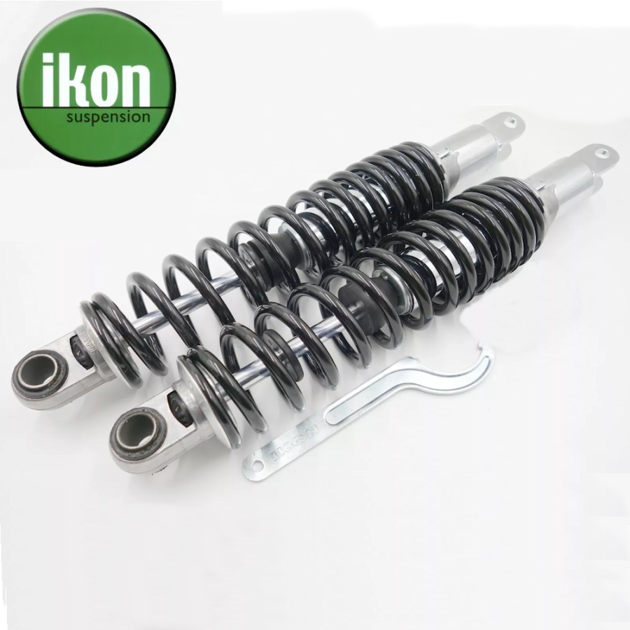 Amortisseur - 365mm - IKON serie 7610-1413 - CB750, CB900, CB1100, CBX1000 - Ressort noir