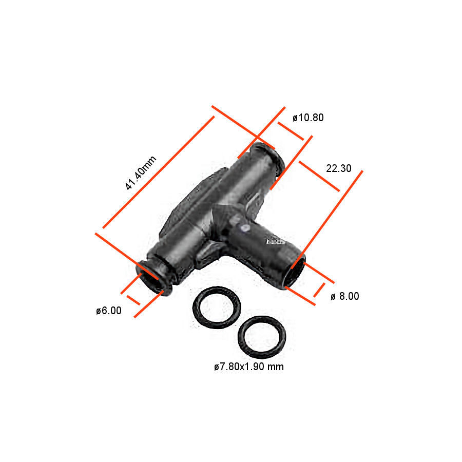Carburateur, Raccord - TE de liaison - 16024-MZ2-E00 - 