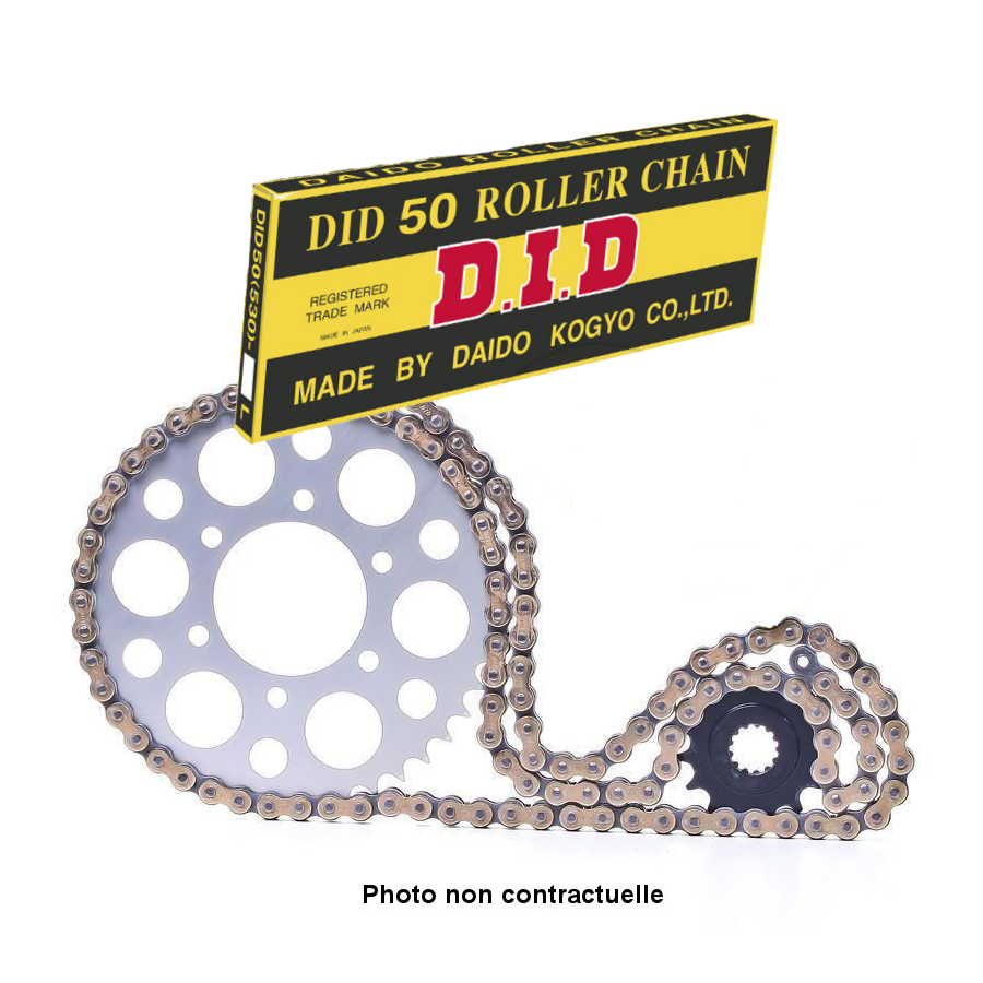 Transmission - Kit chaine - a clipser - DID-NZ 530 - 094.16.36 - Noir - CB350K