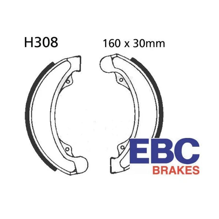Frein - Machoire - (160x30) - EBC ou DBS - H308 - CB125K - SL350 - CB175