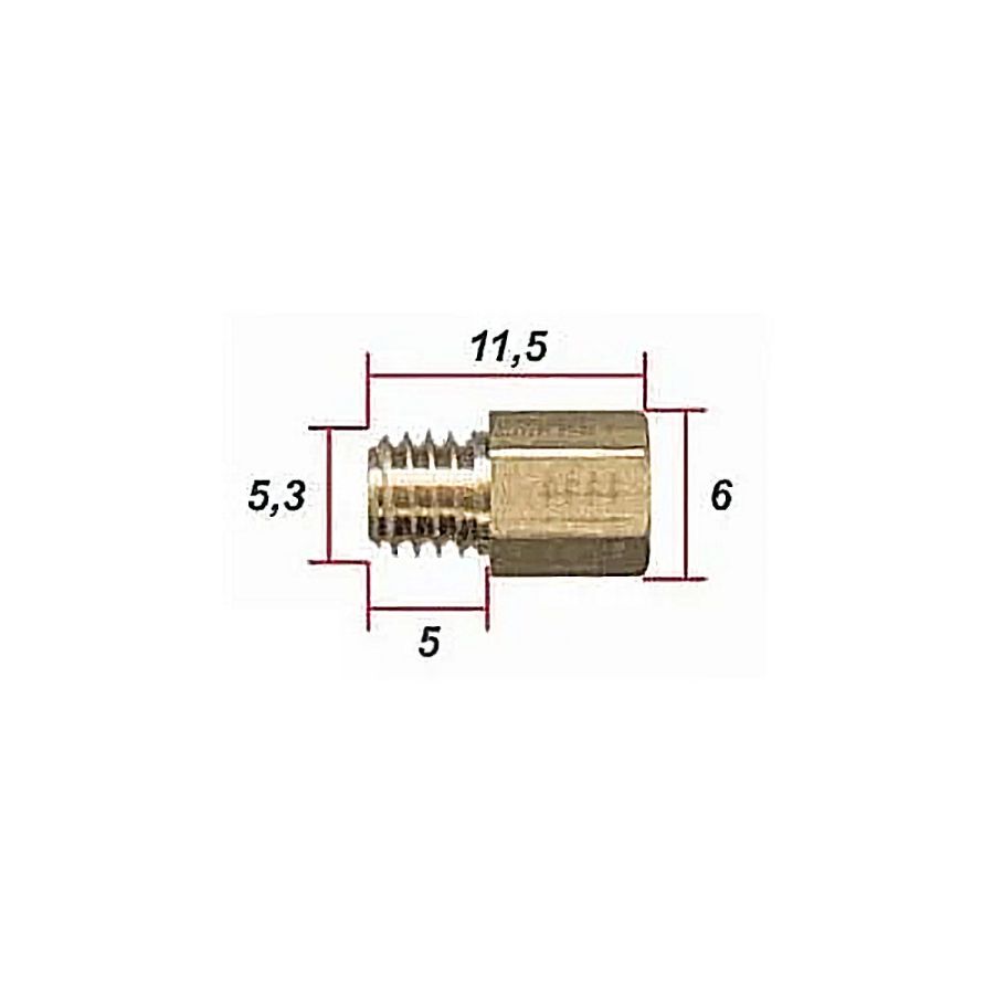 Mikuni - 4/042... - Gicleur M5.3x0.90 - ø 155