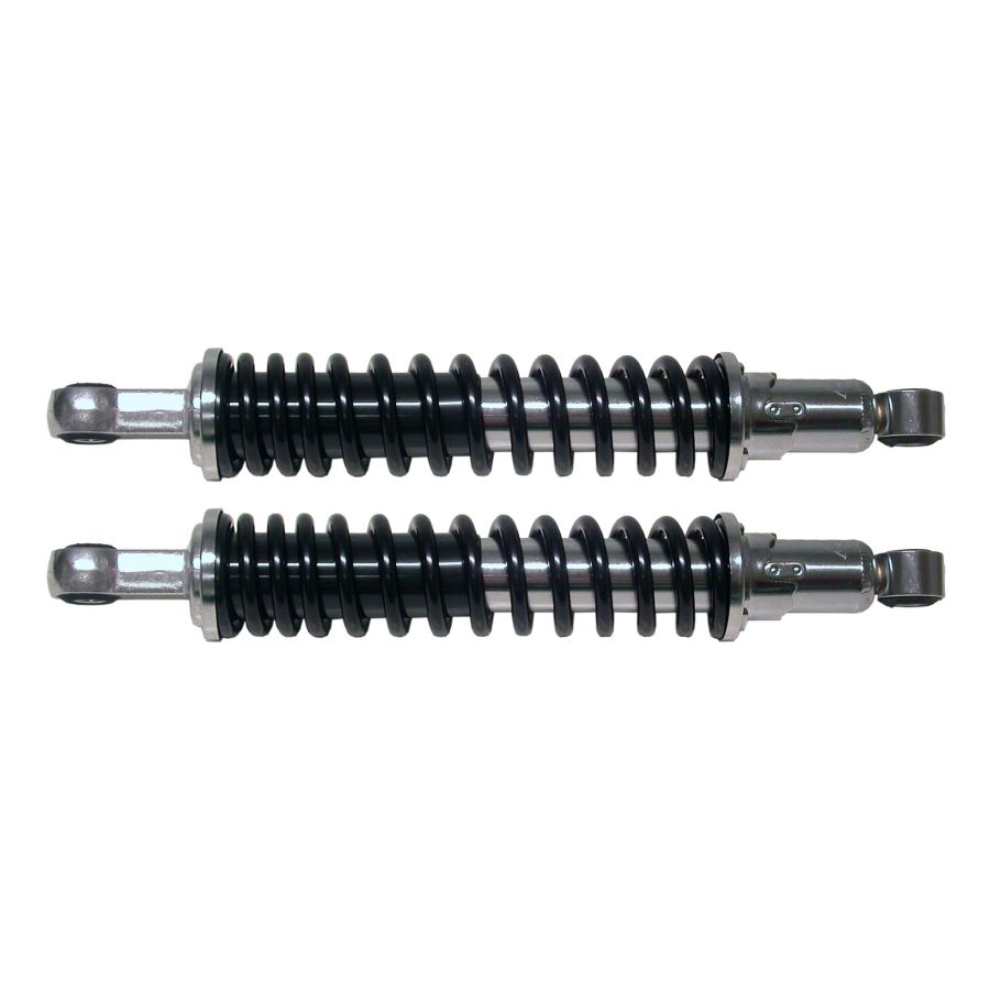 Amortisseur - 330mm - Chrome  - Oeillet ø 12mm  - Oeillet ø10mm