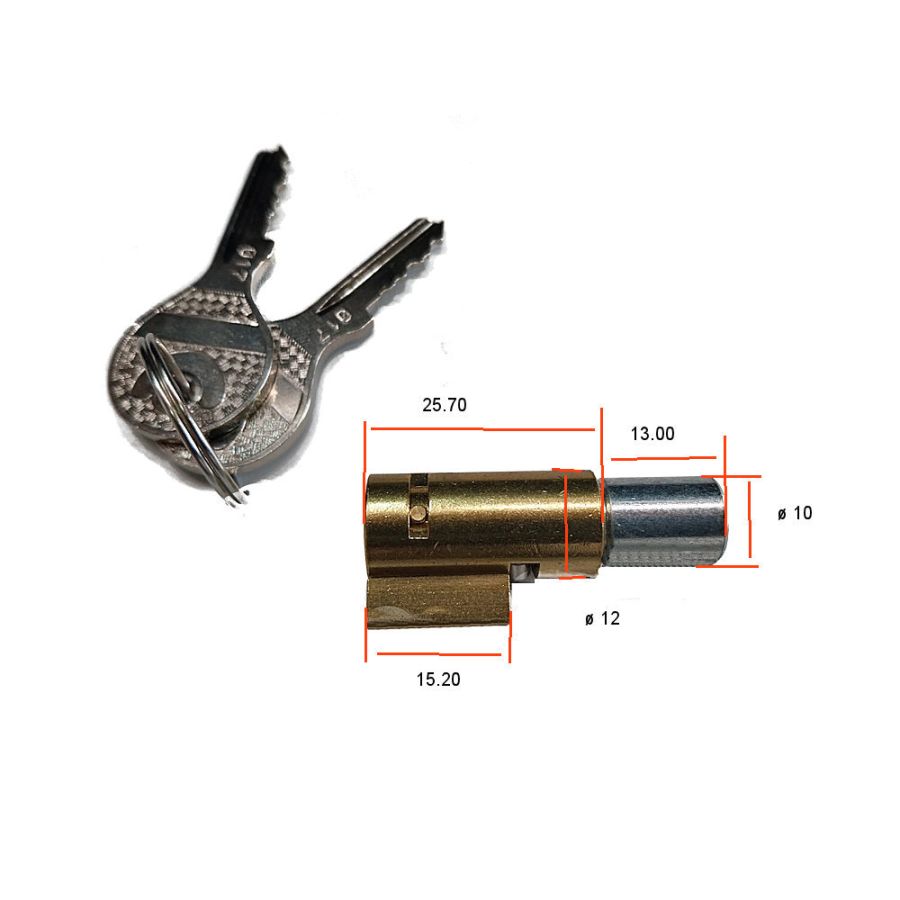 Verrou - Neiman - Antivol - blocage de direction - Honda - 53600-404-611 - Clef Ronde