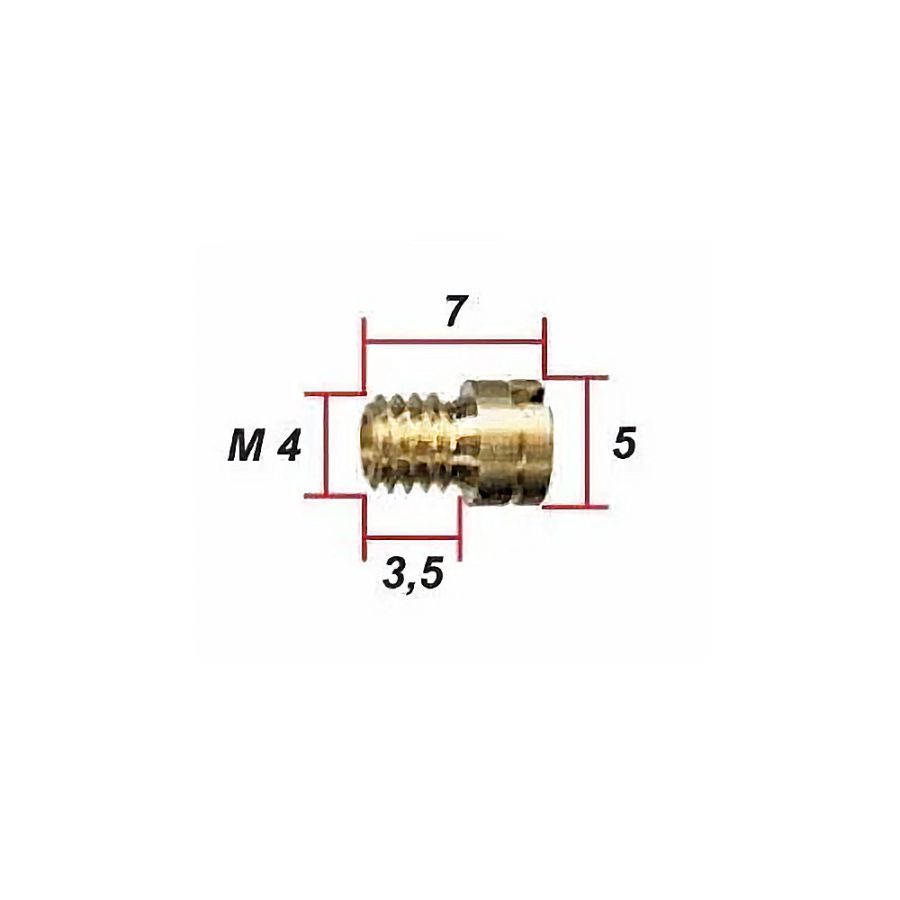 Gicleur - 99-101-116 - M4 - ø 0.65