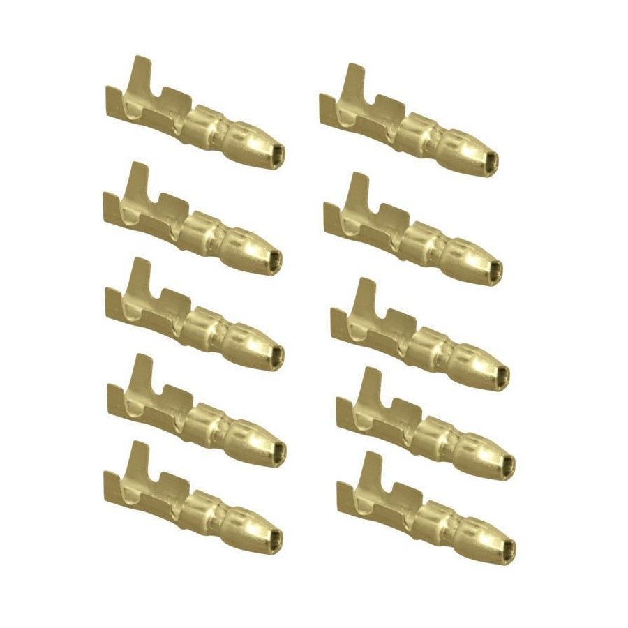Cosse ronde ø3.40mm - Male a sertir - (x10)