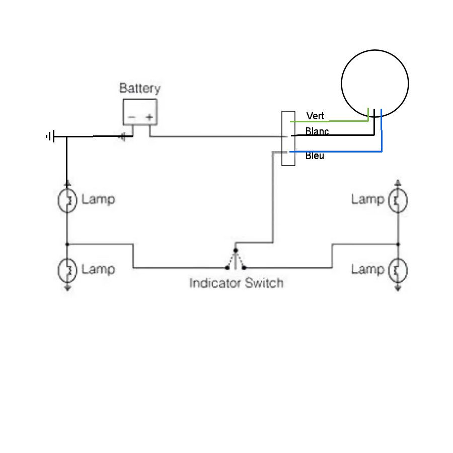 Clignotant - relai - VT1100, ..., NT650, ..., CBR, NX650, VT600, XRV750
