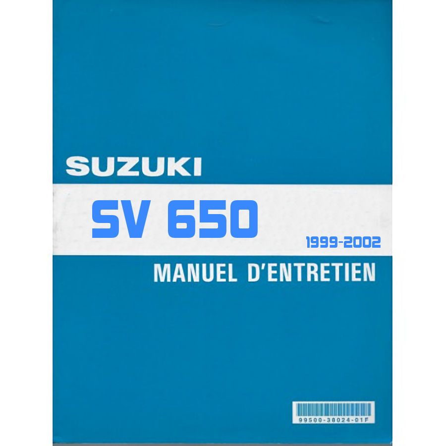 Manuel Atelier - Service Manual - Suzuki SV650 (1999-2002) - Version PDF