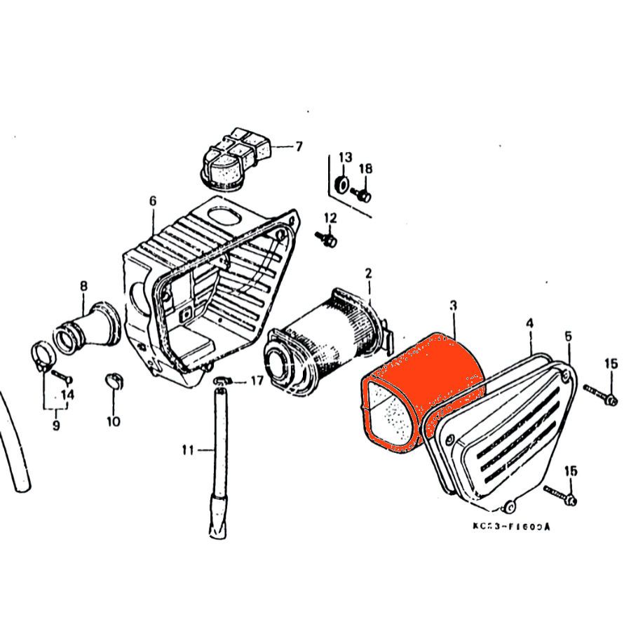 Filtre a Air - CM125C / CM250C - CB250RS