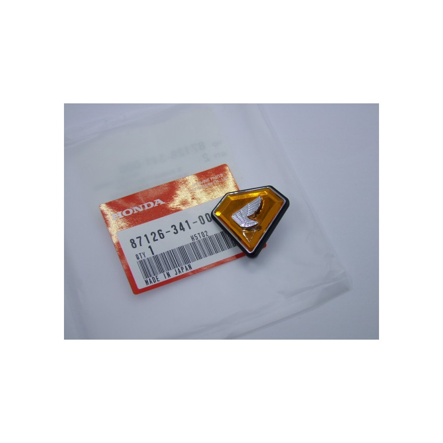 Cache Lateral - Embleme Logo - Orange - Aile Gauche - Honda CB750 Four - K2, K6 