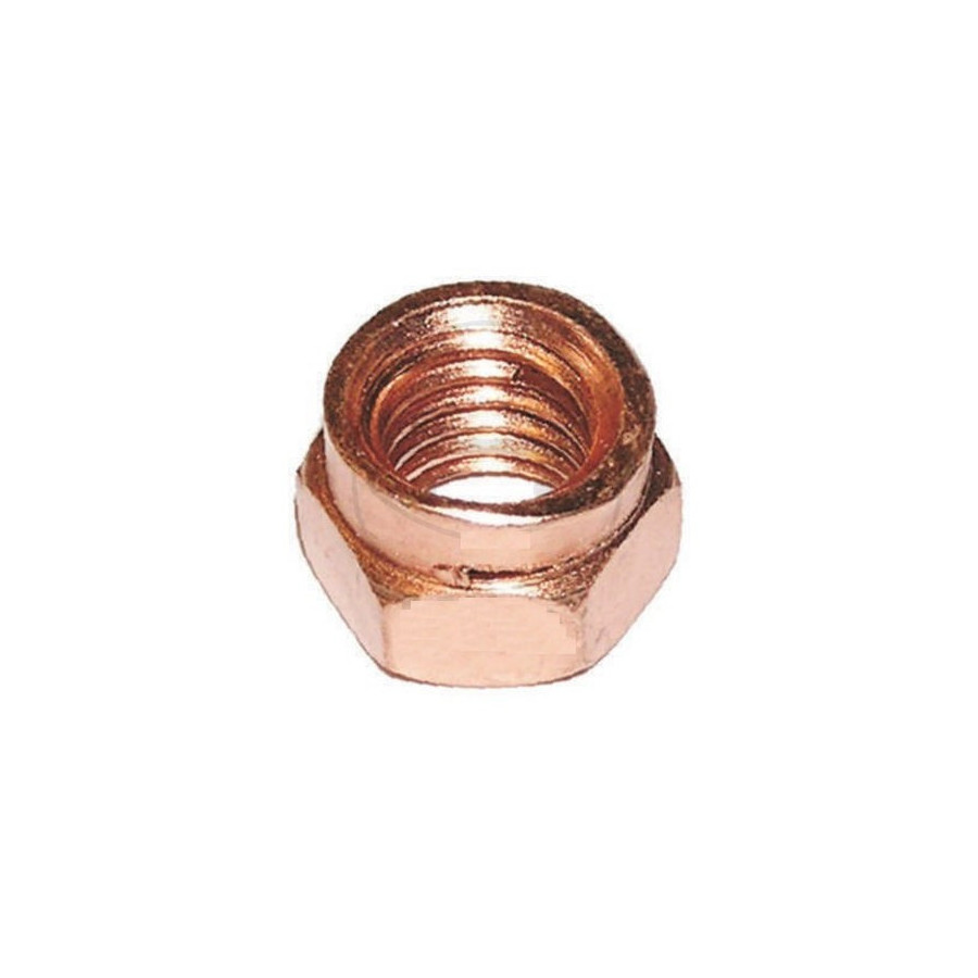 Echappement - M12 x1.75 - (x1) - Ecrou - Cuivre - Thermique - (Clef 17mm)