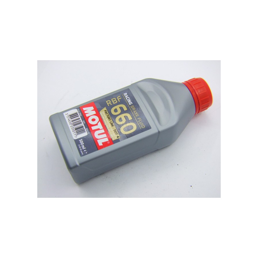 Liquide de Frein - DOT 4 - (DOT4) - Haute temperature - Motul RBF 660 - 0.5 Litre -